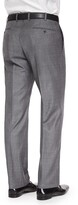 Thumbnail for your product : Incotex Benson Sharkskin Wool Trousers