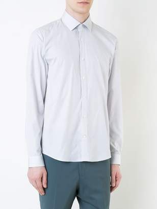 Cerruti Long-Sleeved Micro-Print Shirt