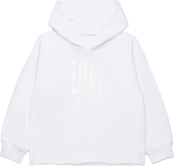 MM6 MAISON MARGIELA Kids MM6 Maison Margiela Logo Printed Hoodie