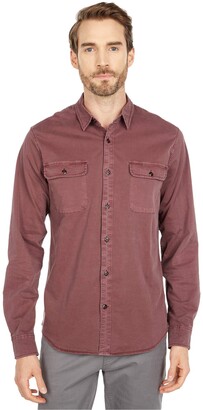 Lucky Brand mens Long Sleeve Up Humboldt Workwear Work Utility Button Down Shirt