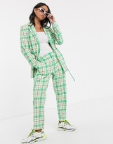 Thumbnail for your product : Kaffe check suit pants