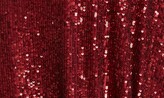 Thumbnail for your product : Tahari Long Sleeve Sequin Faux Wrap Dress