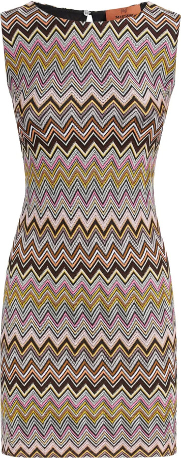 Missoni Zigzag Sleeveless Mini Dress