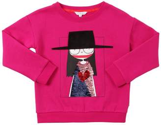 Little Marc Jacobs Sequined Cotton Sweatshirt