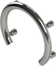 Invisia Collection Invisia™ Accent Ring 13", Designer Luxury Grab Bar 2-in-1 (500 lb. Capacity)