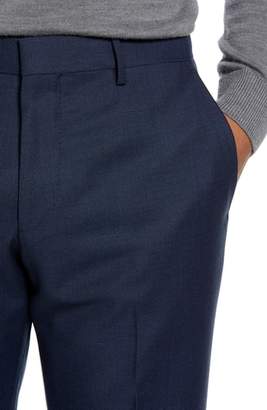 J.Crew Ludlow Flat Front Solid Wool Trousers