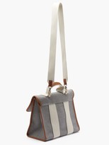 Thumbnail for your product : RUE DE VERNEUIL Laidback Sport Oxford-canvas Cross-body Bag - Grey Multi