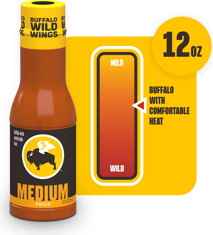 Buffalo Wild Wings Medium Buffalo Sauce, 12 fl. oz.