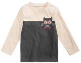 Thumbnail for your product : First Impressions Toddler Boys Colorblocked Owl Pocket T-Shirt, Created for Macy's