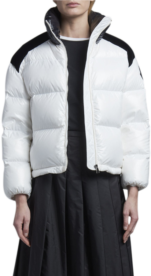 moncler colorblock puffer