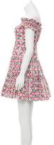 Thumbnail for your product : Caroline Constas Off-The-Shoulder Floral Print Dress
