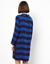 Thumbnail for your product : Baum und Pferdgarten Striped Sporty Shirt Dress