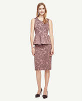 Thumbnail for your product : Ann Taylor Shimmer Leaf Pencil Skirt