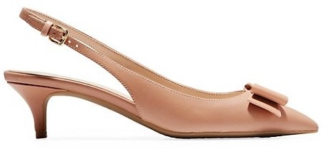 tali bow slingback pump