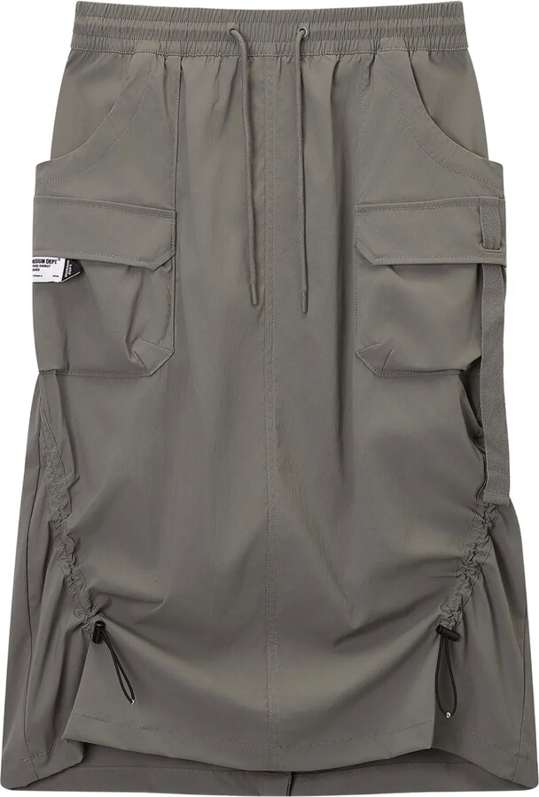 Musium Div. Utility-Pocket Midi Skirt