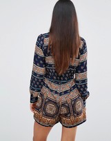 Thumbnail for your product : AX Paris Aztec Printed Playsuit