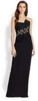 Thumbnail for your product : Notte by Marchesa 3135 Notte by Marchesa Silk Crepe Strapless Gown