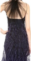 Thumbnail for your product : Wes Gordon Feathered Flou Dress