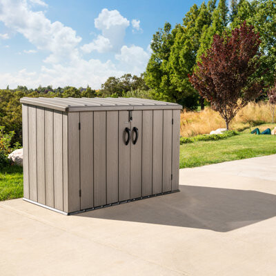Lifetime 75 Cubic Feet High-Density Polyethylene (Plastic) Steel Reinforced Outdoor Storage Shed