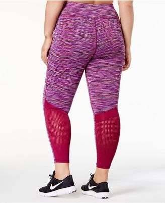 Ideology Plus Size Space-Dyed High-Rise Leggings, Created for Macy's
