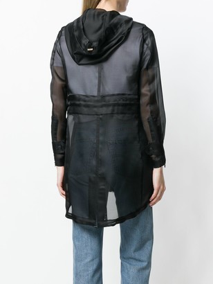Herno Sheer Button Up Coat