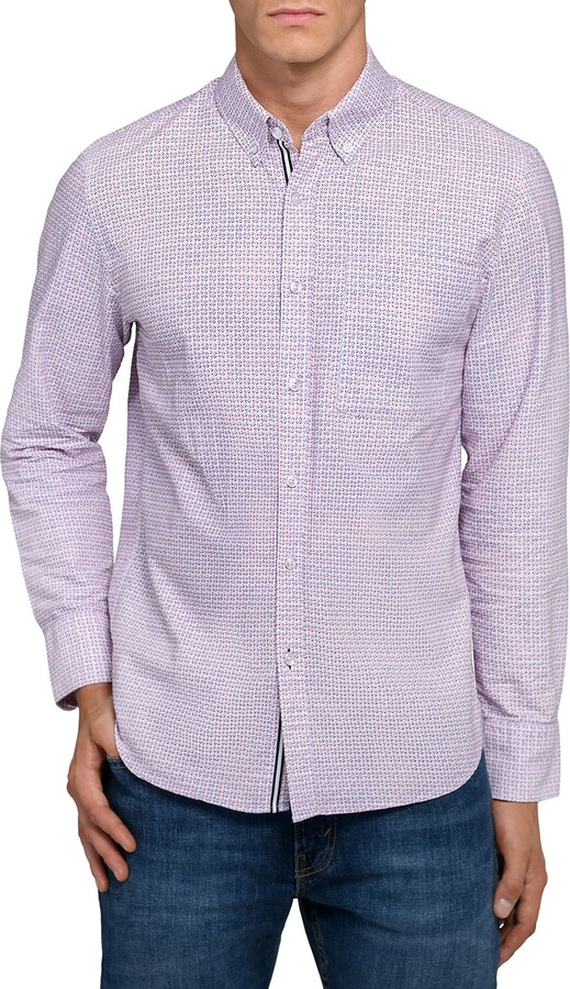 Brooklyn Brigade Geo Print Oxford Basic