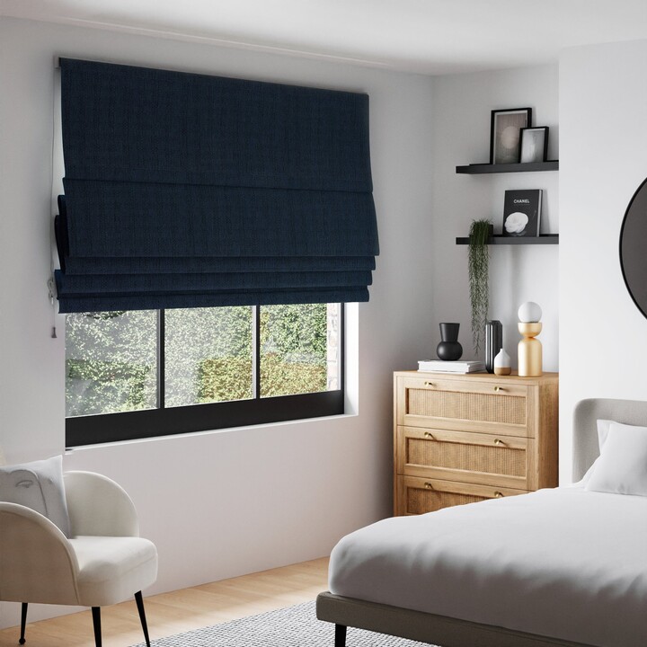 Dunelm Metropolitan Cut to Size Navy Roman Blind Navy ShopStyle Decor