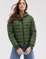 Thumbnail for your product : Hollister padded jacket in olive
