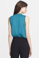 Thumbnail for your product : L'Agence Contrast Sleeveless Blouse