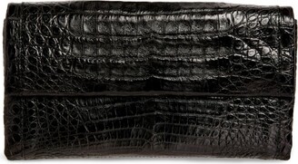Nancy Gonzalez Crocodile Gotham Clutch Bag