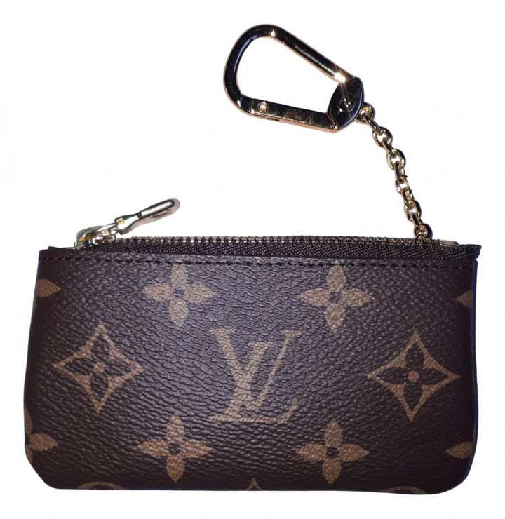 Louis Vuitton Brown Cloth Purses, wallets & cases