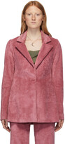 Thumbnail for your product : Marina Moscone Pink Corduroy Irving Blazer