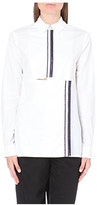 Thumbnail for your product : Kenzo Stripe-detail cotton-poplin shirt