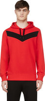 Thumbnail for your product : Diesel Red & Black Knit S-Mangala Hoodie