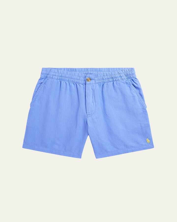 Ralph Lauren Kids Boy's Pony Embroidered Shorts, Size 8-20