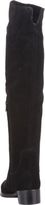 Thumbnail for your product : Barneys New York Suede Knee Boots-Black
