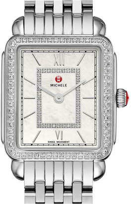 Michele Deco II Diamond Dial Watch Case, 26mm x 28mm