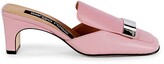 Thumbnail for your product : Sergio Rossi Seventy Leather Mules