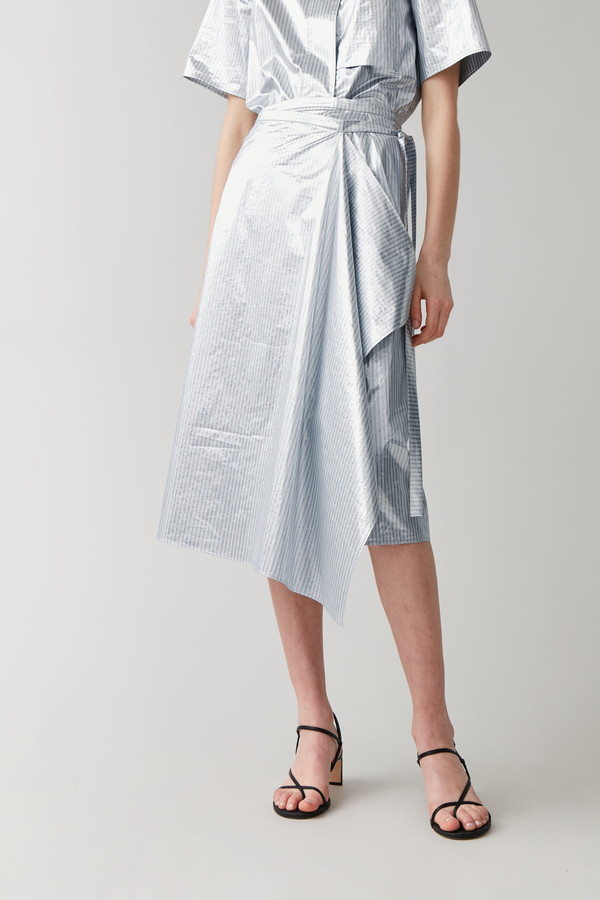 cos silver dress
