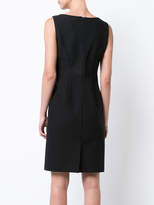 Thumbnail for your product : Paule Ka pleated detail V-neck dress