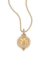Thumbnail for your product : Temple St. Clair Tree Of Life Diamond & 18K Yellow Gold Halo Enhancer