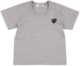 Thumbnail for your product : Comme des Garçons PLAY Cotton jersey t-shirt w/ logo patch