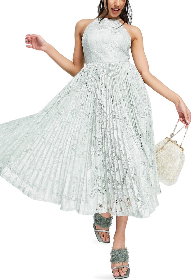 Lace Pleated Skirt Dress | Shop The Largest Collection | ShopStyle