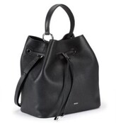 Thumbnail for your product : HUGO BOSS Bucket bag in grained leather with new-season hardware