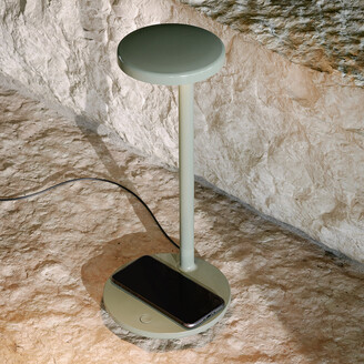 Flos Oblique QI Table Lamp - 2700k - Matte Sage