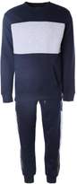 Thumbnail for your product : boohoo Skinny Colour Block Sweater Tracksuit