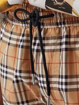 Thumbnail for your product : Burberry Vintage Check Drawcord Swim Shorts