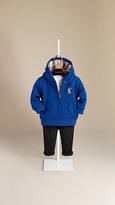 Thumbnail for your product : Burberry Detachable Hood Jersey Top