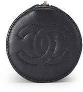 Thumbnail for your product : Chanel Black Leather Chocolate Bar Pouch
