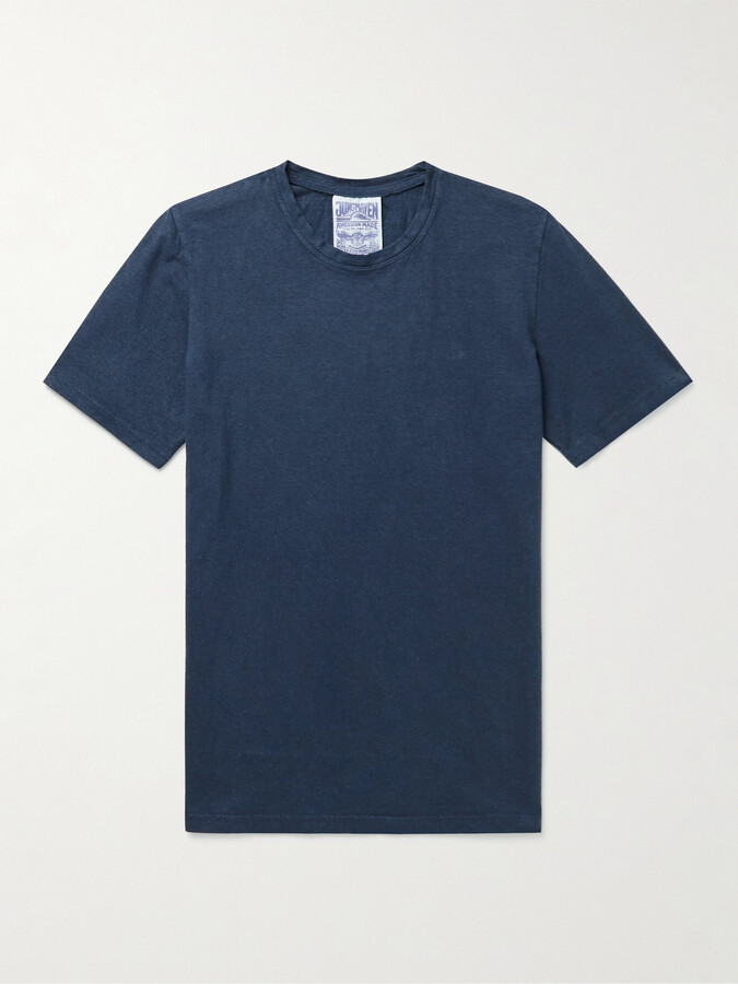JUNGMAVEN Tres Bien Baja Slim-Fit Hemp and Cotton-Blend Jersey T-Shirt for  Men